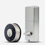 Cerradura Digital EXC-324 con Bluetooth, Contraseña Numérica y Llave Mecánica. Módulos externo e interno.