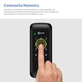 Cerradura digital con contraseña numérica Excel SD430 módulo exterior. Panel touch numérico.