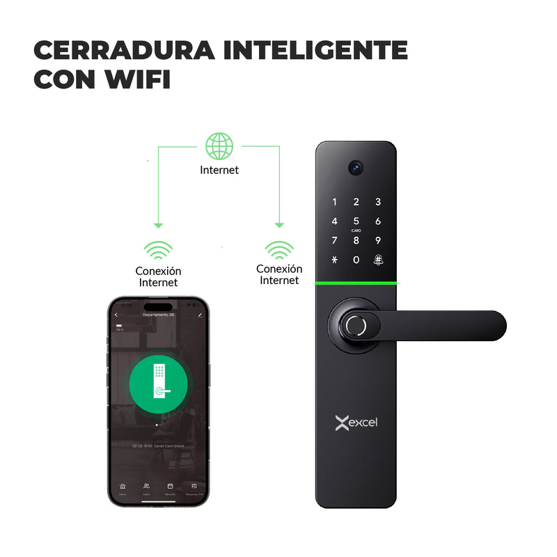 Cerradura inteligente Excel EXC-SL204