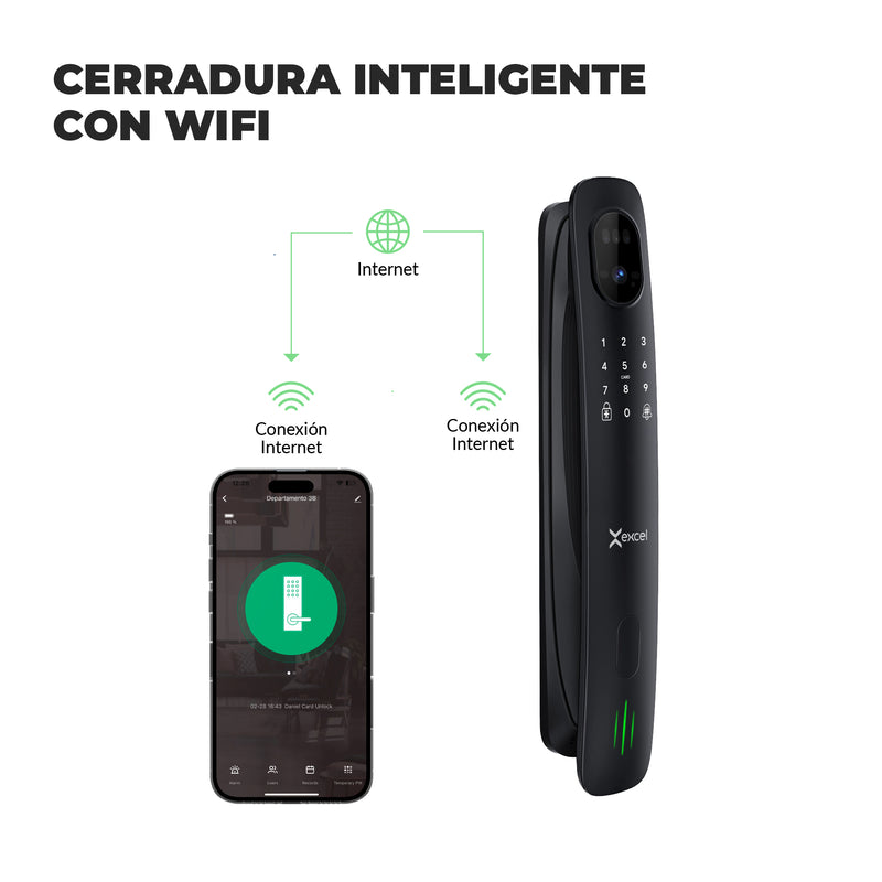 Cerradura inteligente Excel EXC-SP820