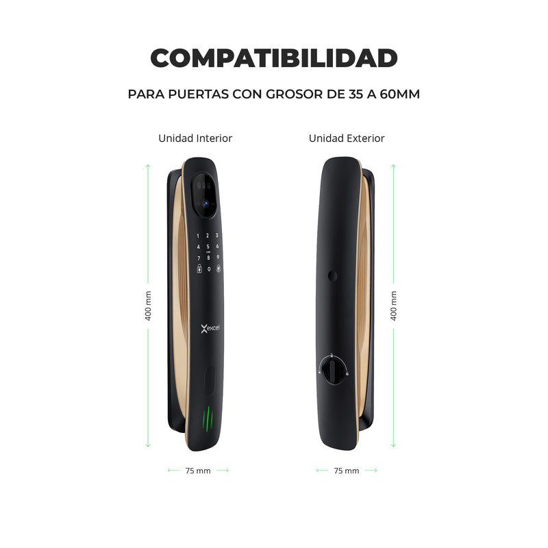 Cerradura inteligente Excel EXC-SP820 CH