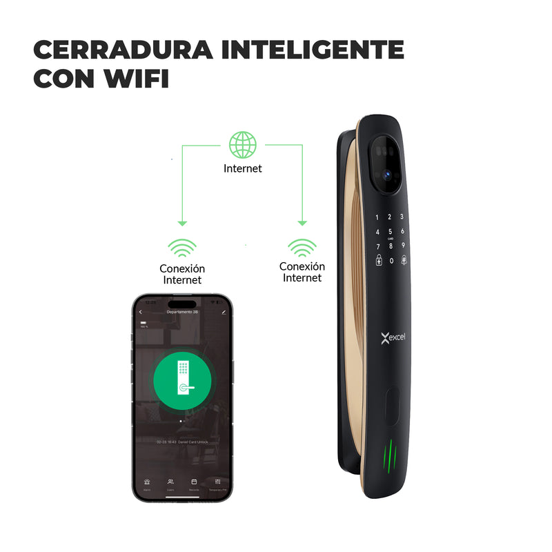 Cerradura inteligente Excel EXC-SP820 CH