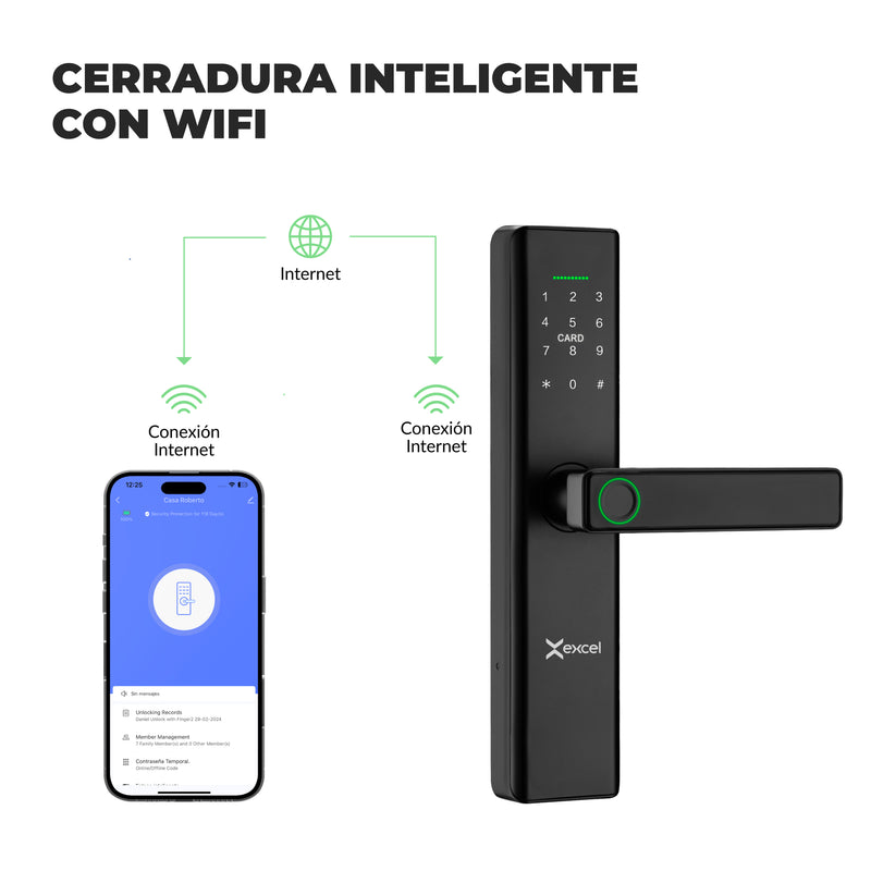 Cerradura inteligente Excel EXC-SL210