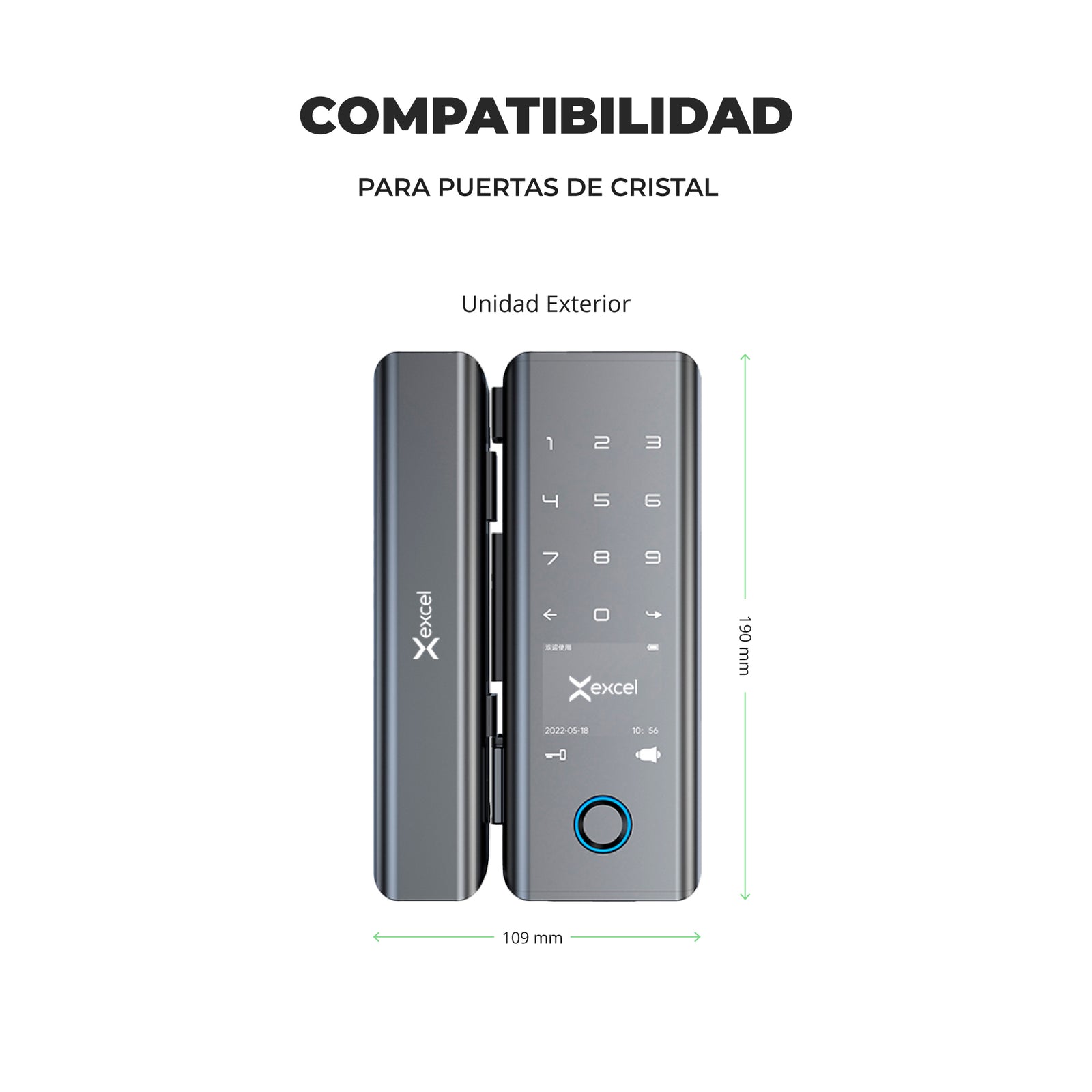 Cerradura inteligente Excel EXC-SD345 – Excel Digital Life